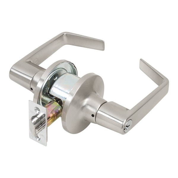 Tell Tell Cortland Satin Chrome Storeroom Door Knob 1-3/4 in. CL100619 - main